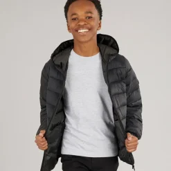 JACK & JONES Junge Wilson Puffer Jacke Schwarz