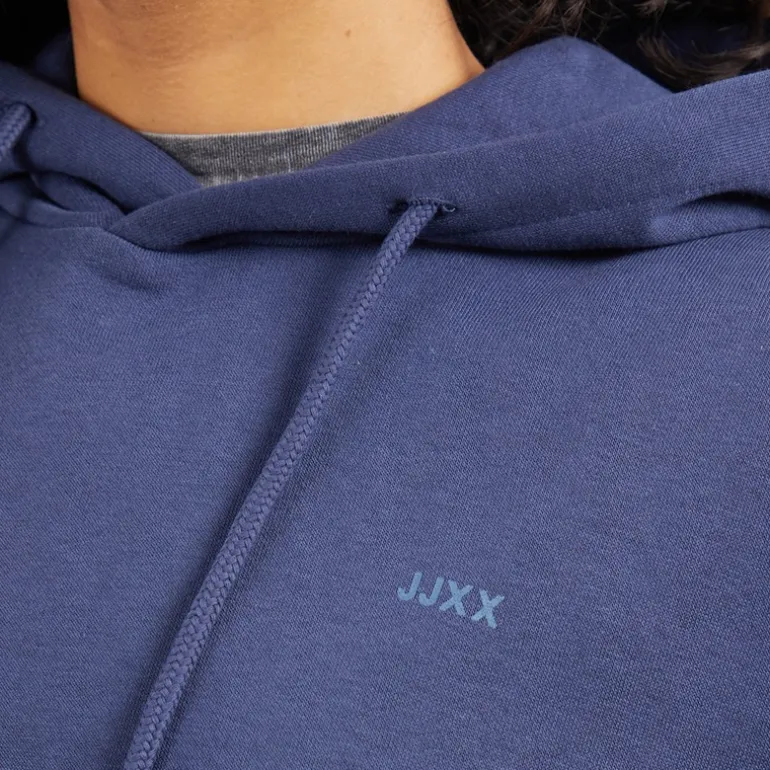JJXX Damen Abbie Hoodie Marineakademie/Dunkel Denim