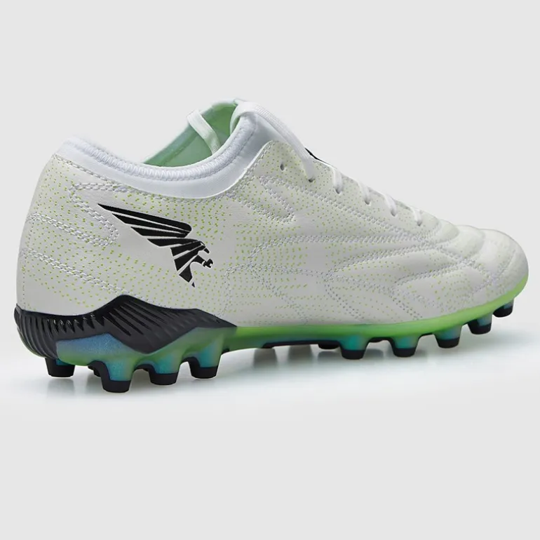 Joma Herren Evolution 25 AG Kunstrasen Fussball Schuhe Weiß/Fluoro Green