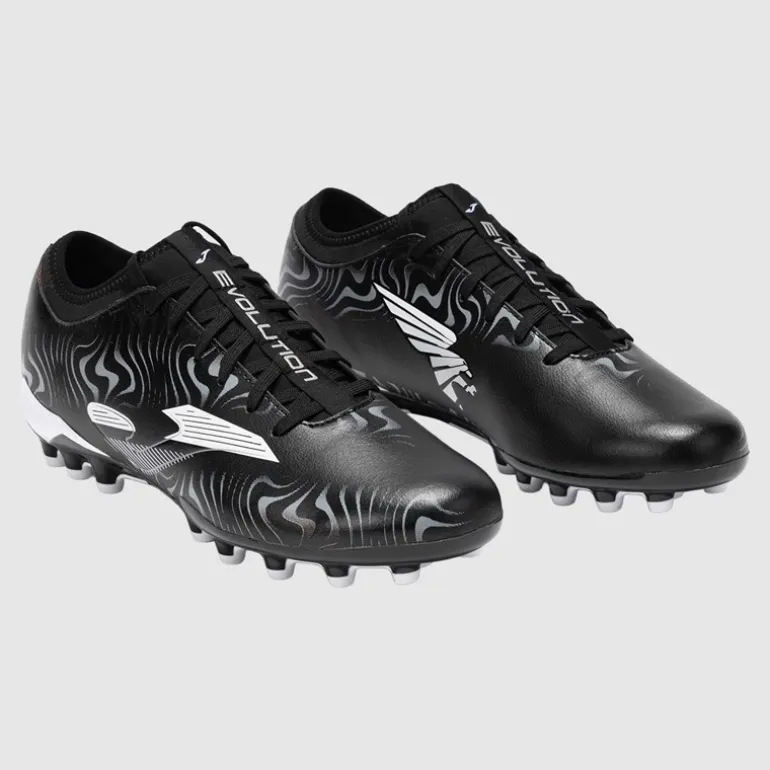 Joma Herren Evolution 25 AG Kunstrasen Fußballschuhe Schwarz/Fuschia