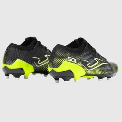 Joma Herren Gol 25 FG Fest Boden Fußballschuhe Schwarz/Fluoro Yellow