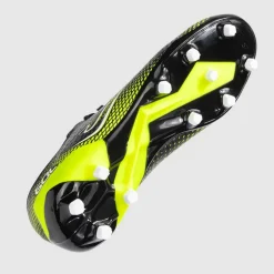 Joma Herren Gol 25 FG Fest Boden Fußballschuhe Schwarz/Fluoro Yellow