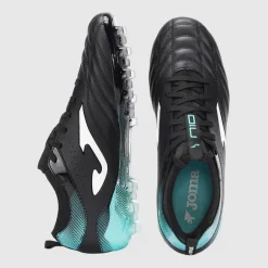 Joma Herren Numero-10 25 AG Kunstrasen Fussballschuhe Schwarz/Turquoise