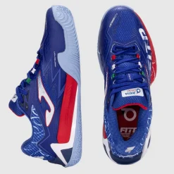 Joma Herren Offen 25 Fitp Italienische Tennis Und Padel Föderation Padel Schuhe Königsblau/Rot Royal Blue Red