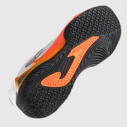 Joma Herren Open 25 Padel Schuhe White Fluorescent Saffron