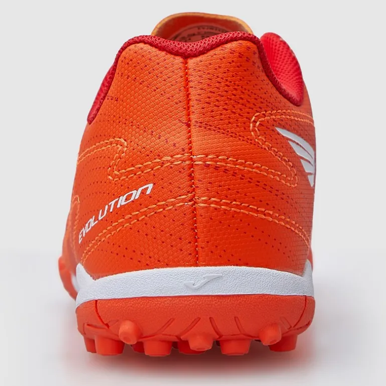 Joma Junior Evolution 25 TF Kunstrasen Fußballschuhe Fluoro Orange