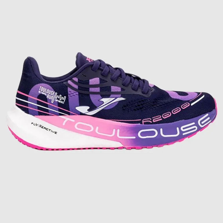 Joma R.2000 25 Toulouse Metropole Run Experience Neutrale Laufschuhe Purple Pink