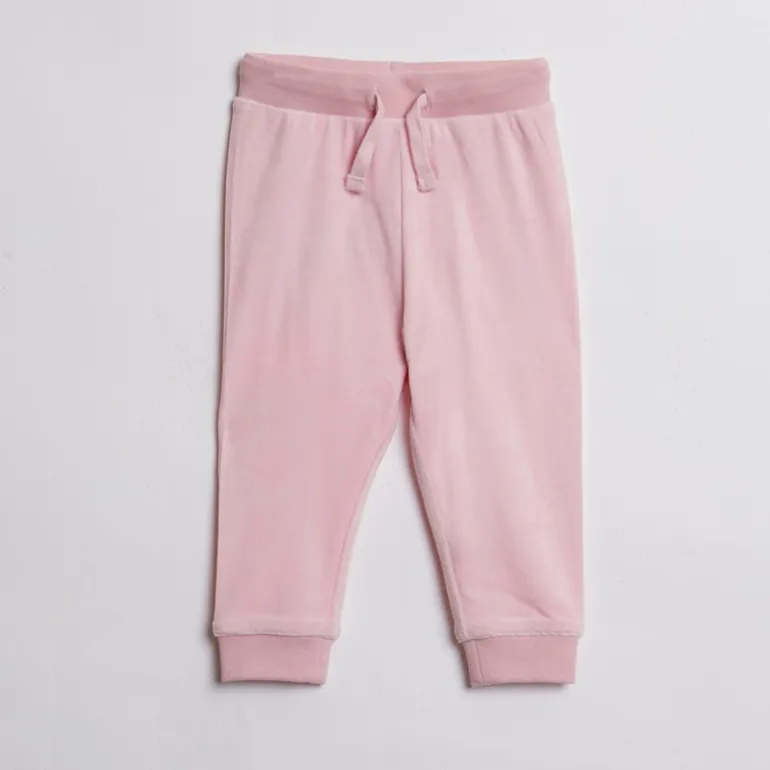 Juicy Couture Baby Mädchen Velours Herz Logo Trainingsanzug Mandelblüte