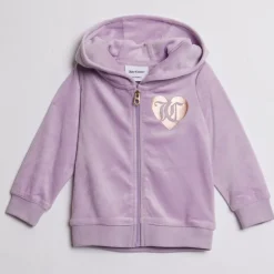Juicy Couture Baby Mädchen Velours Trainingsanzug Lavendel