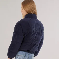 Juicy Couture Mädchen Samt Stehkragen Daunenjacke Nachthimmel