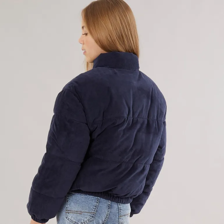 Juicy Couture Mädchen Samt Stehkragen Daunenjacke Nachthimmel