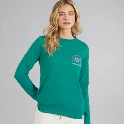 Lagooners Damen Airdrie Langarm T Shirt Teal