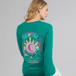 Lagooners Damen Airdrie Langarm T Shirt Teal