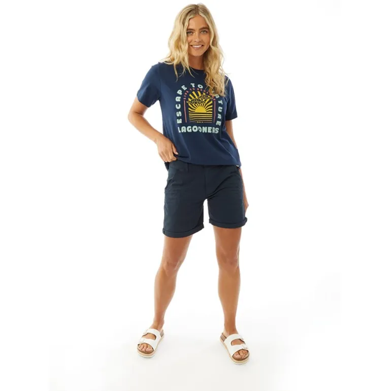 Lagooners Damen Billie Shorts Blau