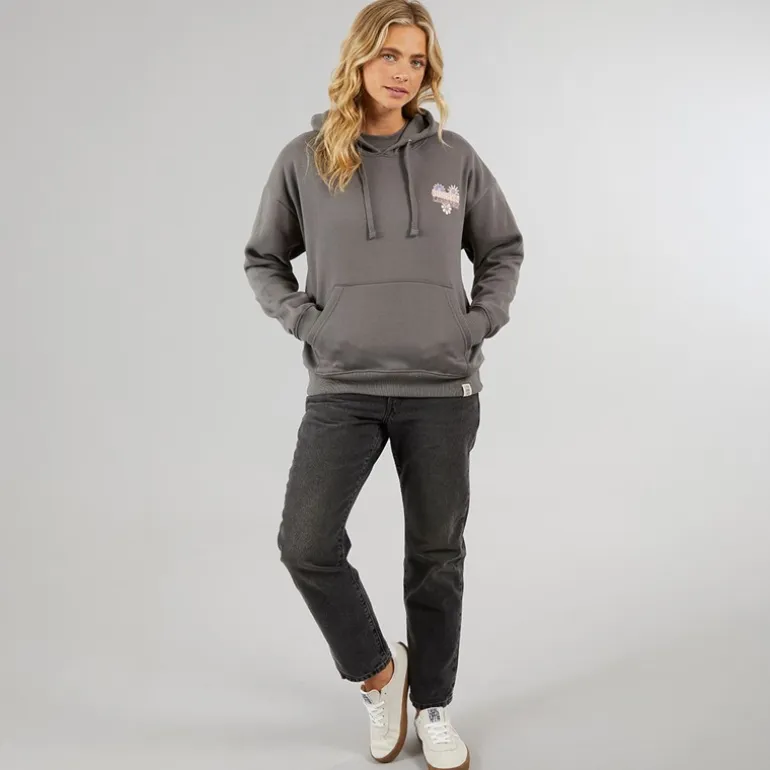Lagooners Damen Festival Kapuzenpullover Grau