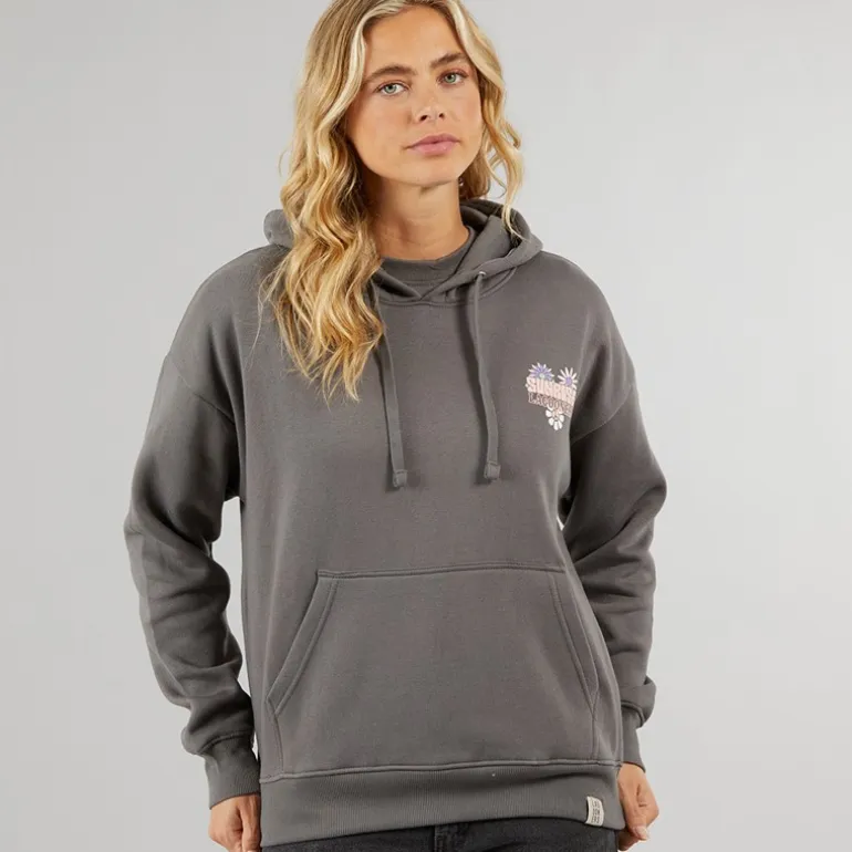 Lagooners Damen Festival Kapuzenpullover Grau