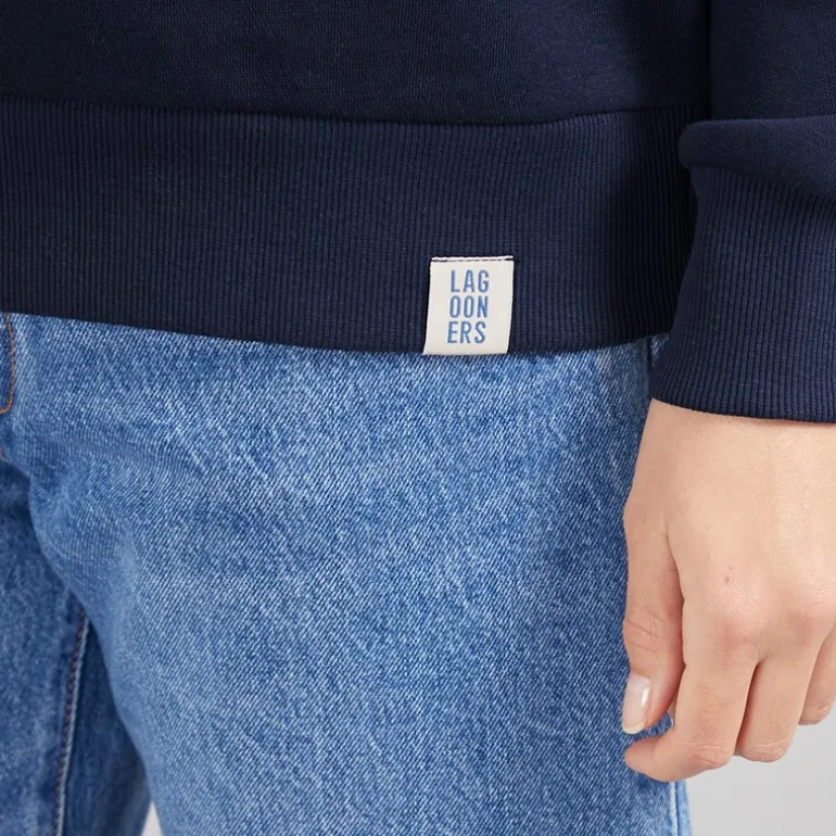 Lagooners Damen Kempley Fold Sweatshirt Navy