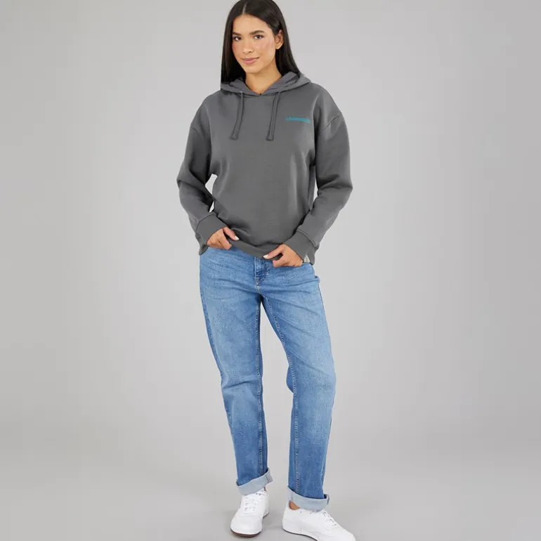 Lagooners Damen Little Sedge Kapuzenpullover Charcoal