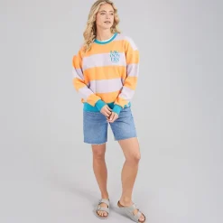 Lagooners Damen Maisblume Feld Rundhals Grafik Sweatshirt Lilac