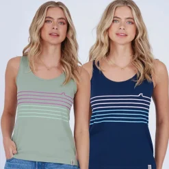 Lagooners Damen Raina Tops Mehrfarbig