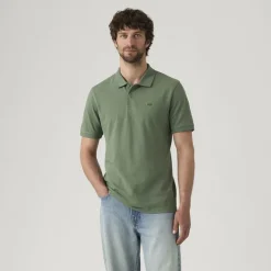 Levi's Herren Slim Housemark Polo Shirt Laurel Wreath