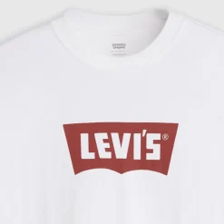 Levi's Herren Vintage Passform Grafik T Shirt Vintage Chili Oil Batwing White