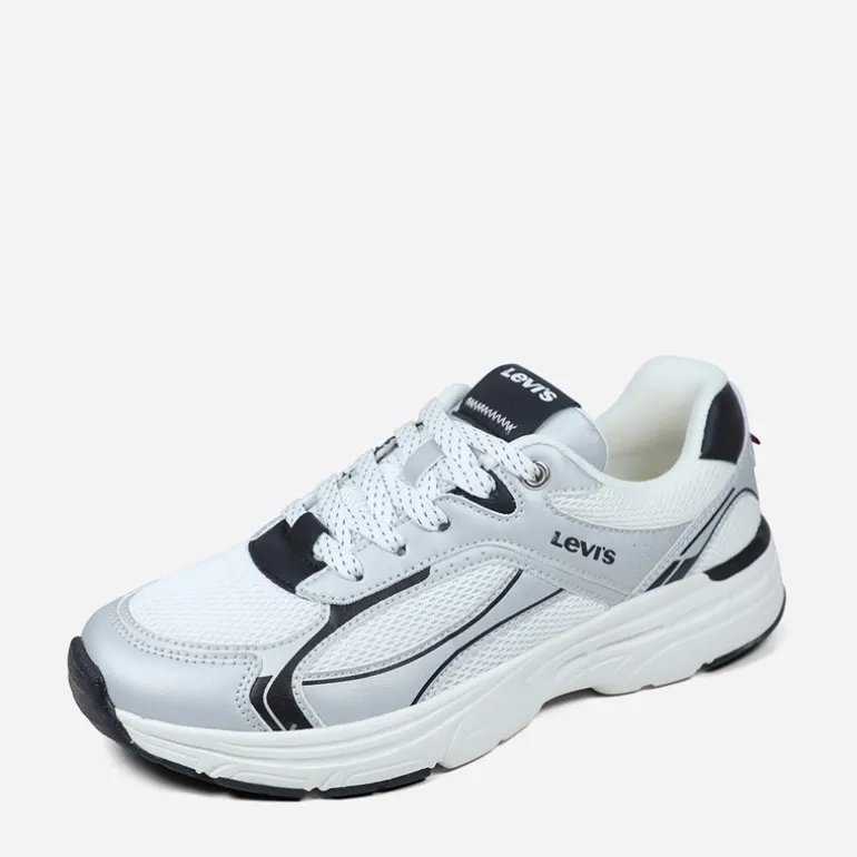 Levi's Junior Curtis Sneaker Silver White Black 0908