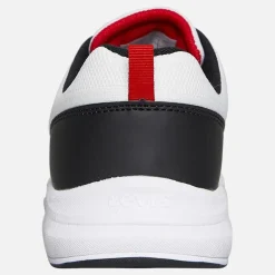 Levi's Junior Hudson Sneaker Weiß/Schwarz/Rot 0239 White Black Red 0239