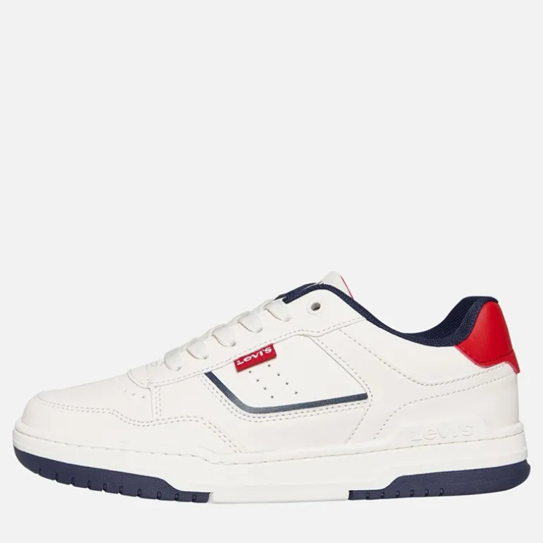 Levi's Junior John Sneaker Off White/Navy 3130 Off White Navy 3130