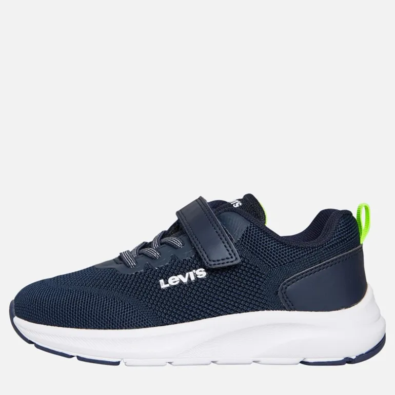 Levi's Kinder Hudson Sneaker Navy/Gelb 0923 Navy Yellow 0923