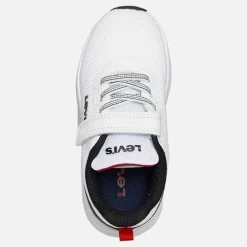 Levi's Kinder Hudson Sneakers Weiß/Schwarz/Rot 0239 White Black Red 0239