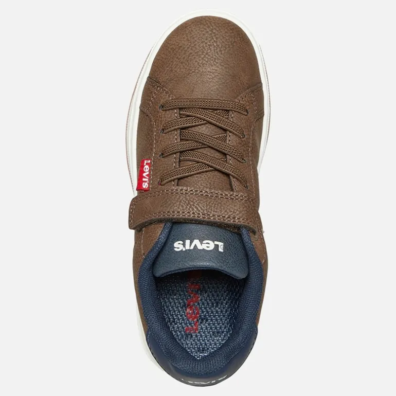 Levi's Kinder Piper Sneakers Dunkelbraun Marineblau 2241