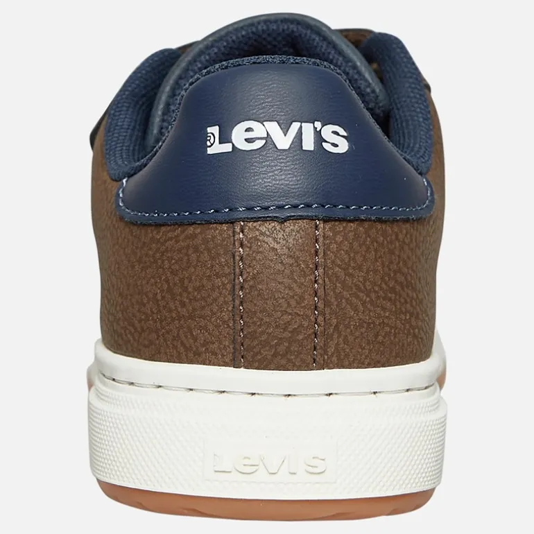 Levi's Kinder Piper Sneakers Dunkelbraun Marineblau 2241