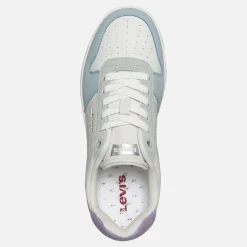 Levi's Mädchen Junior Maverick Sneaker Off White/Blau 3558 Off White Blue 3558