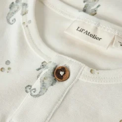 Lil' Atelier Junge Gayo T Shirt Coconut Milk