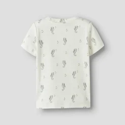 Lil' Atelier Junge Gayo T Shirt Coconut Milk