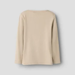 Lil' Atelier Junge Lago Langarm Shirt Oxford Tan