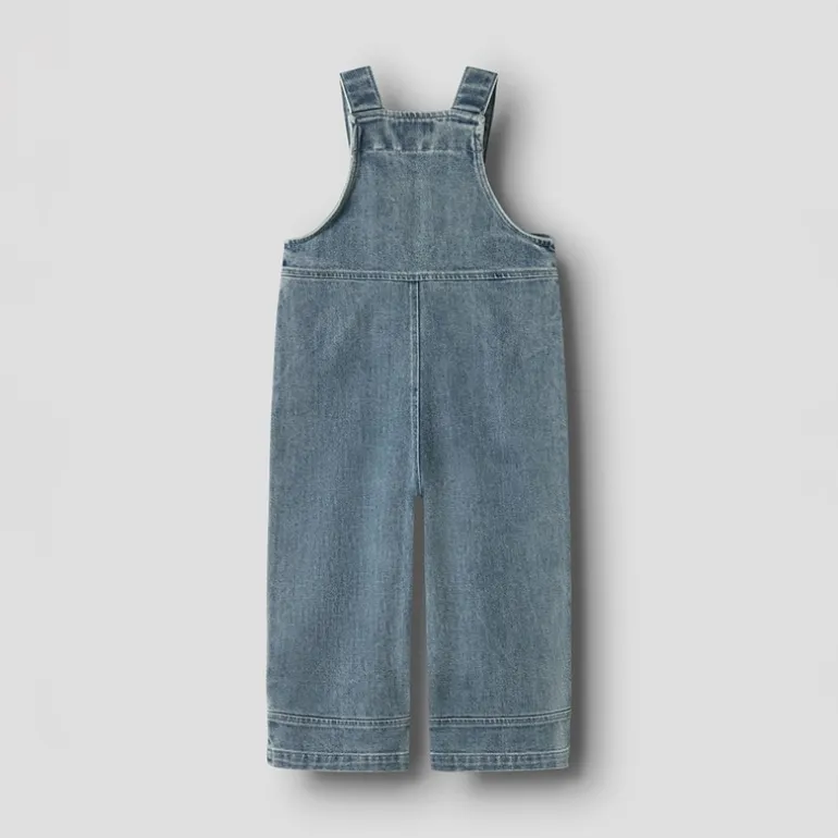 Lil' Atelier Mädchen Damla Latzhosen Medium Blue Denim