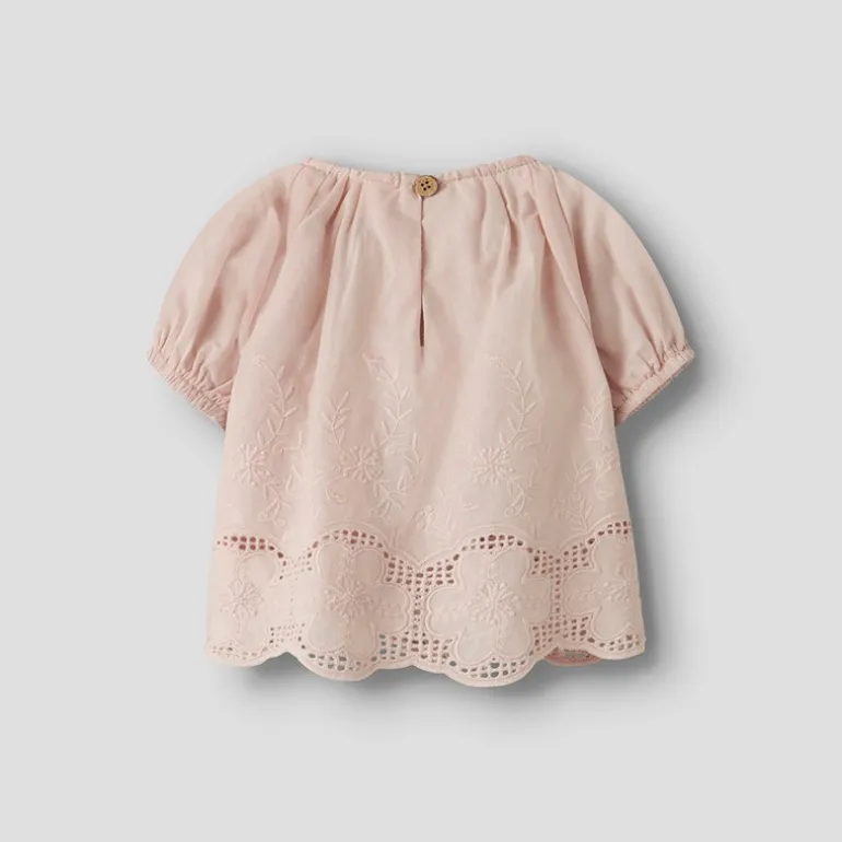 Lil' Atelier Mädchen Dayna lockeres T-Shirt Peach Whip