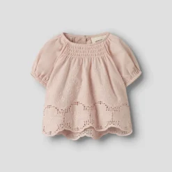 Lil' Atelier Mädchen Dayna lockeres T-Shirt Peach Whip