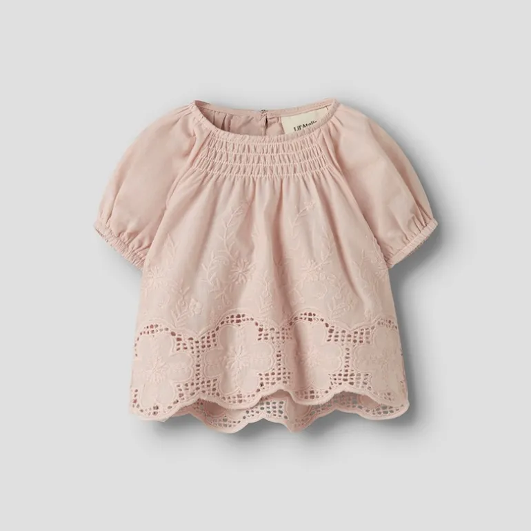 Lil' Atelier Mädchen Dayna lockeres T-Shirt Peach Whip