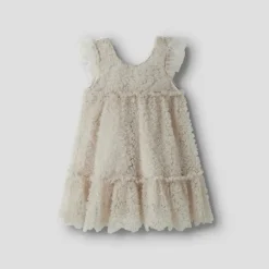 Lil' Atelier Mädchen Fauna Tüll Kleid Pumice Stone