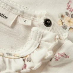 Lil' Atelier Mädchen Gayo Kurzarm Baby Spieler Coconut Milk