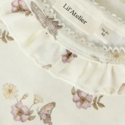 Lil' Atelier Mädchen Layo Kurzarm T Shirt Coconut Milk