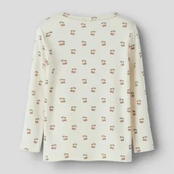 Lil' Atelier Mädchen Layo Langarmshirt Coconut Milk
