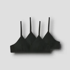 LMTD Mädchen Nantelle Zweierpack Bralettes Schwarz