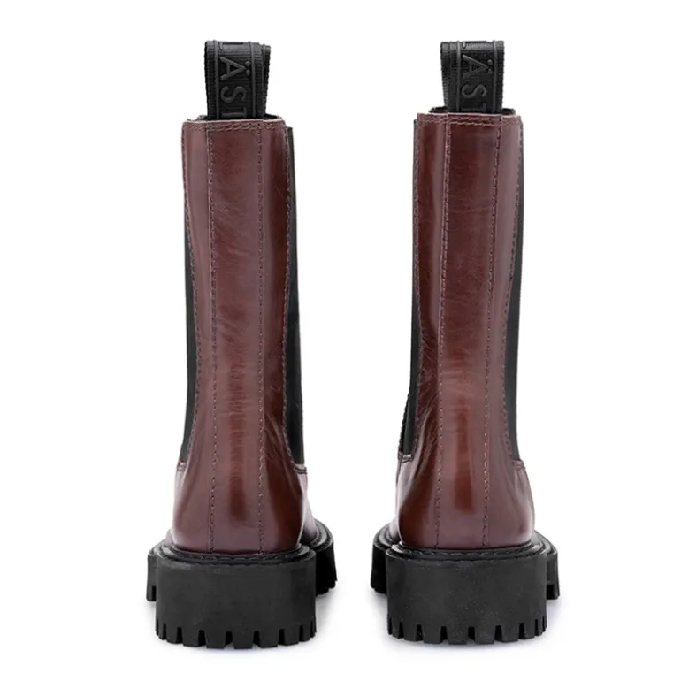 LÄST Damen Angie Chelsea Stiefel Dark Brown
