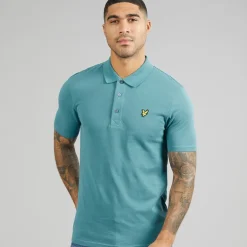 Lyle And Scott Vintage Herren Poloshirt Blue Storm