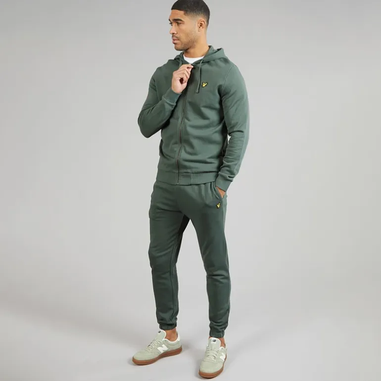 Lyle And Scott Vintage Herren Slim Fit Jogginghosen Green Mercurial