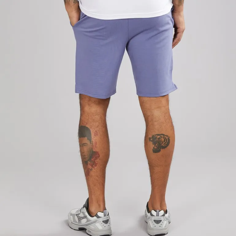 Lyle And Scott Vintage Herren Fleece Shorts X656 Explorer Blue